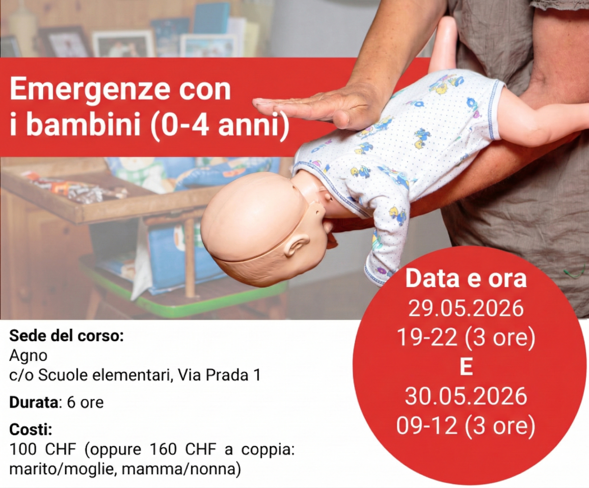 Volantino Corso Emergenze Bambini